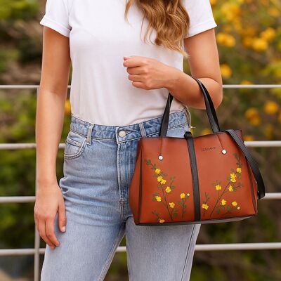 Sac en cuir pour femme Zerimar - Exclusif et décontracté gravé