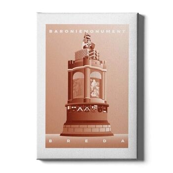 Barony Monument - Affiche - 40 x 60 cm - Gris 4