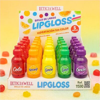 LIPGLOSS SODA Hydratation Incolore – Aromatisés – Leticia Well