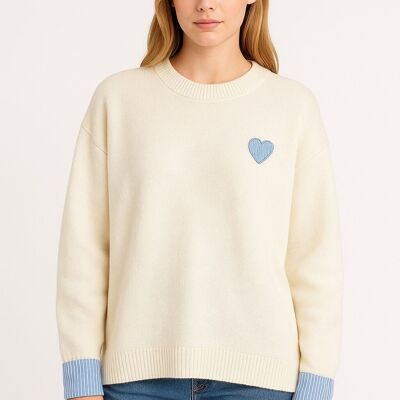 Pull crème AP126