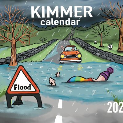 Flocker | Kimmer A4 Wall Calendar 2026