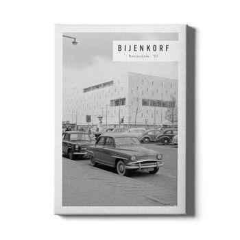 Bijenkorf Rotterdam '57 - Affiche encadrée - 50 x 70 cm 3
