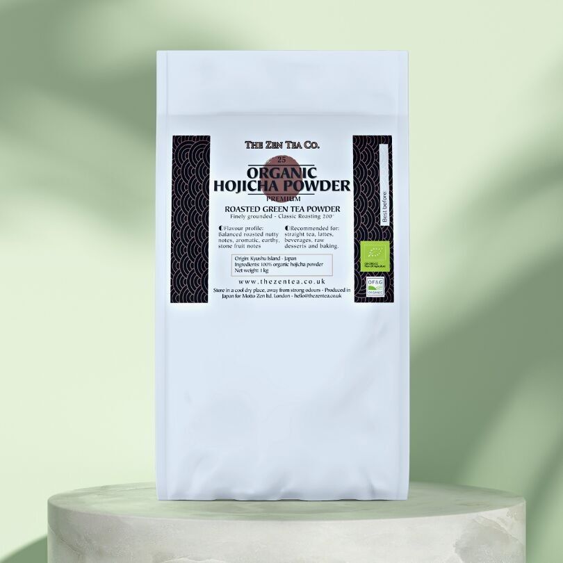 25 - Hojicha Powder 1Kg - Poudre de thé vert torréfié japonais de qualité supérieure