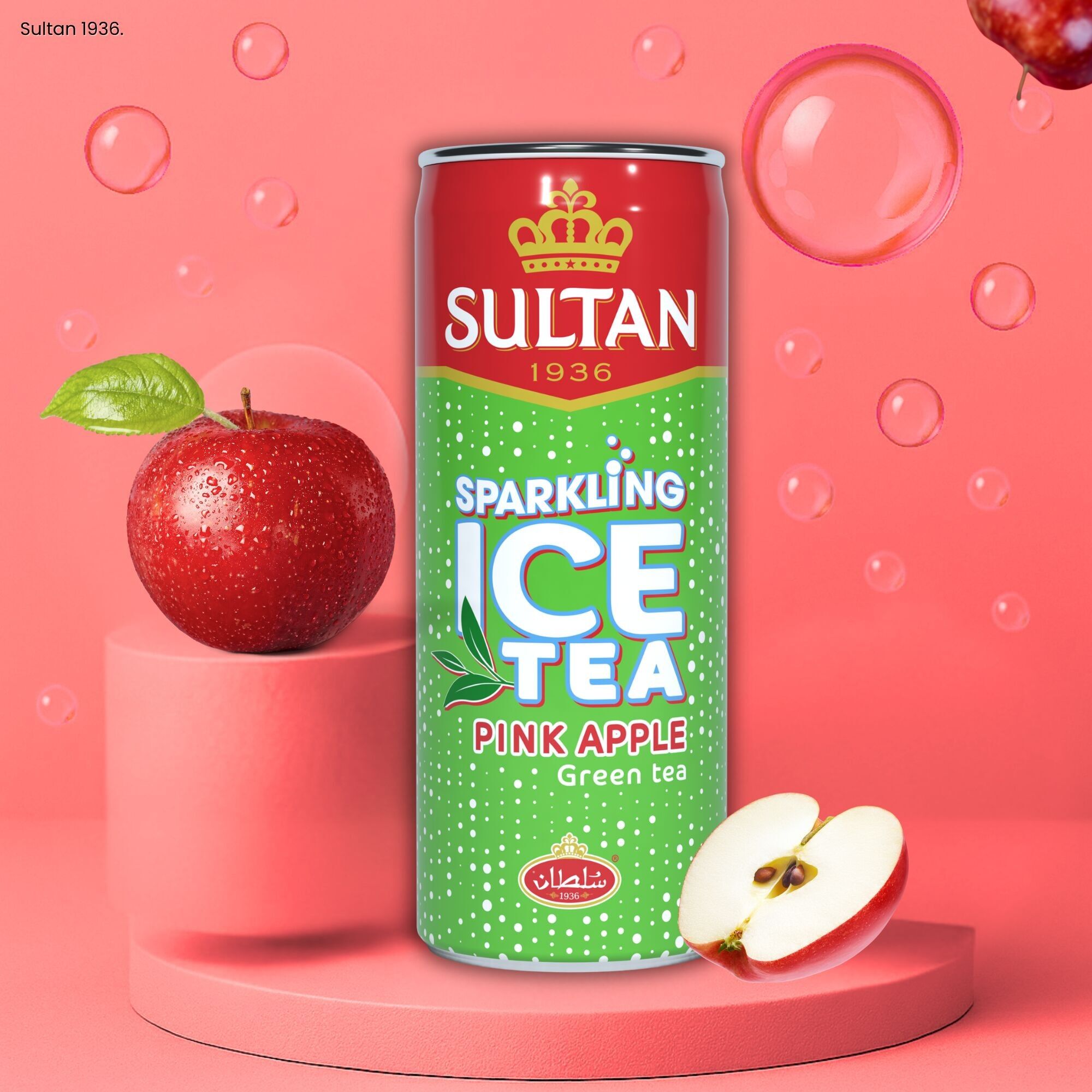 ICE TEA PINK APPLE SULTAN - 33CL