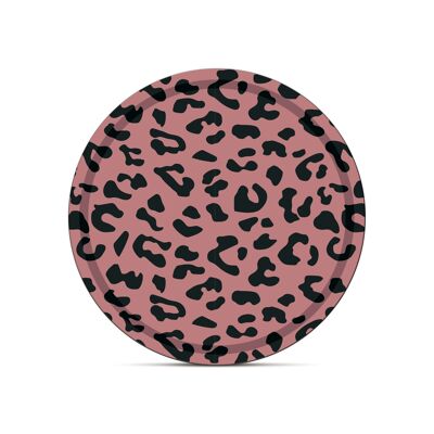 Blush Leopard Tray 37cm