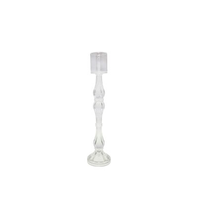 Gran candelabro transparente h41cm