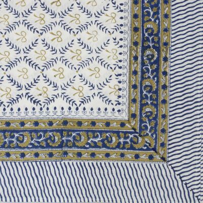 Nappe rectangulaire imprimée en bloc - Motif nœud