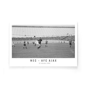 NEC - AFC Ajax '50 - Affiche encadrée - 20 x 30 cm 3