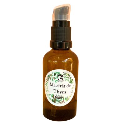 Macérat de thym dans l'huile d'olive 50 ml