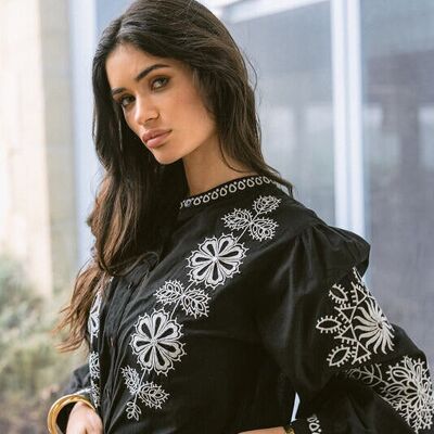 CAMICIA VERONA BIANCA E NERA