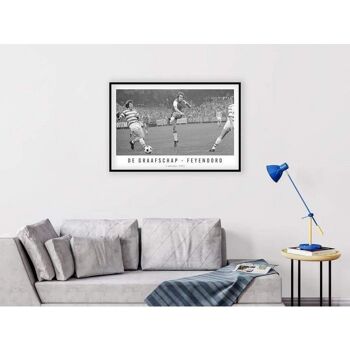 De Graafschap - Feyenoord '73 - Affiche encadrée - 20 x 30 cm 2