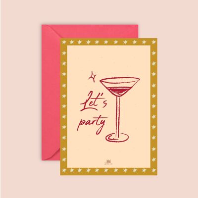 Tarjeta de cumpleaños - ¡A celebrar! (con sobre)