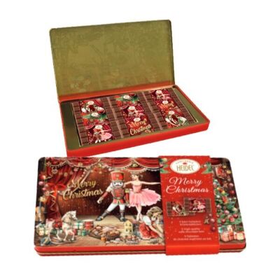 CAJA DECORATIVA DE CUENTO DE HADAS NAVIDEÑO 90g - 7 cajas