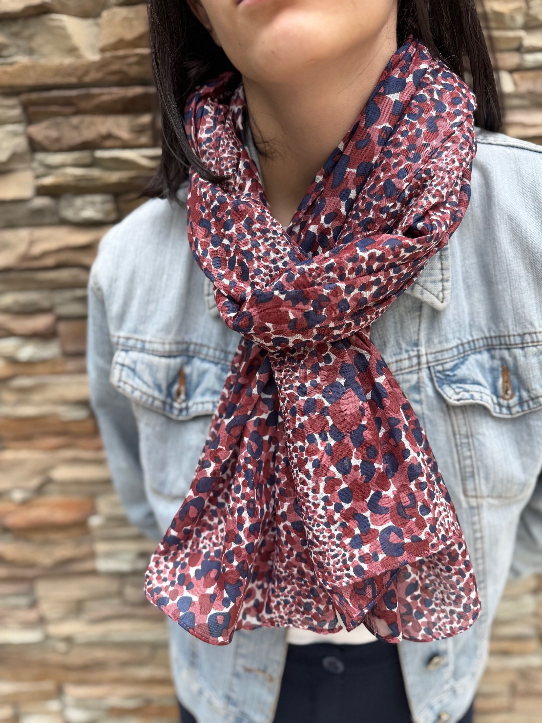 Bufanda de mujer 100% algodón