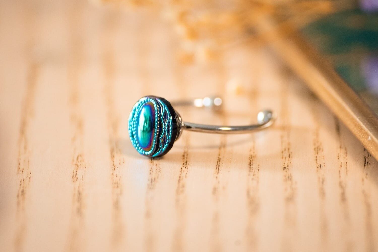 Bague fine Candice cobalt