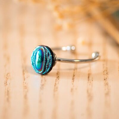 Bague fine Candice cobalt
