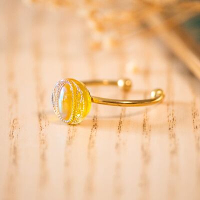 Candice yellow thin ring