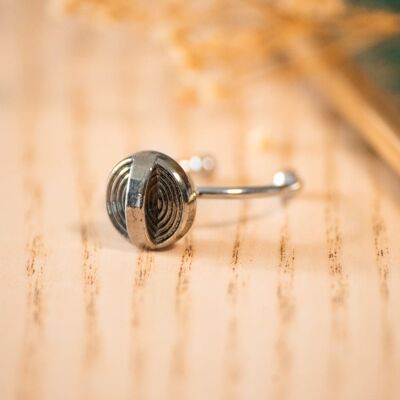 Bague fine Zoé argentée