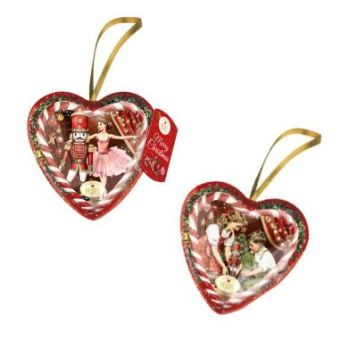 Caja de corazón de cuento de hadas navideño - 54 g