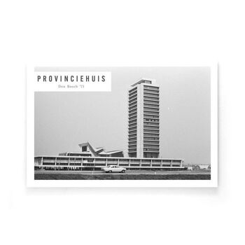 Maison Provinciale '71 - Affiche encadrée - 50 x 70 cm 1