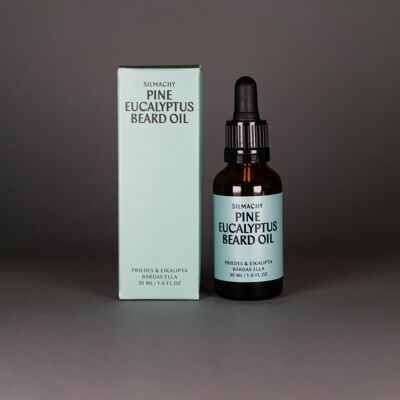 Aceite para Barba de Pino y Eucalipto – Cuidado Acondicionador y Refrescante – Calidad Artesanal