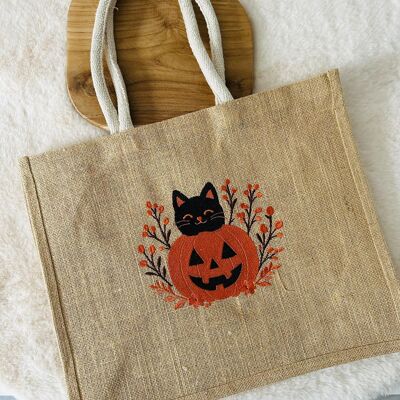 Sac cabas, Chat citrouille