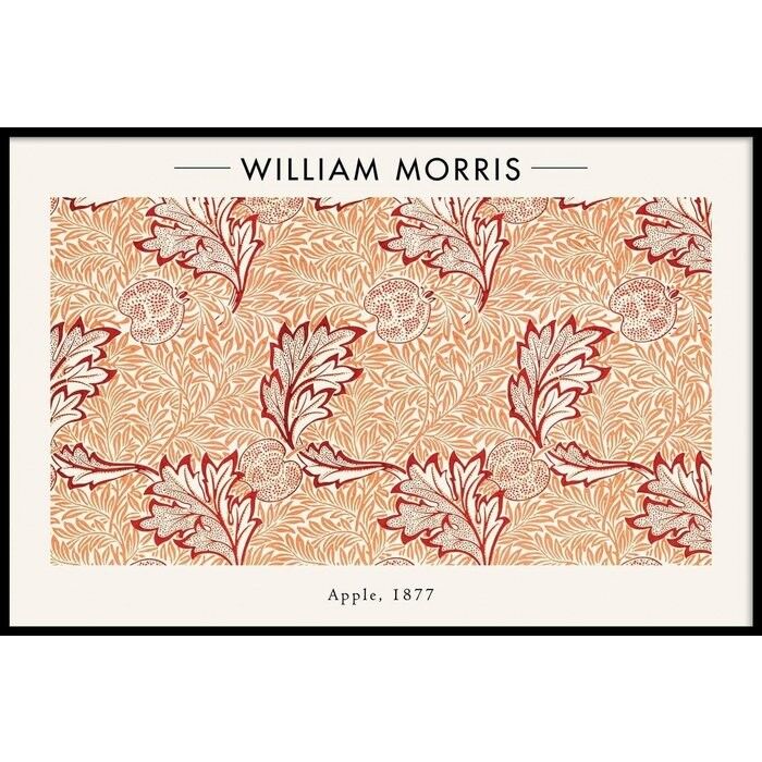 William Morris - Mela - Poster con cornice - 20 x 30 cm
