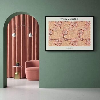 William Morris - Pomme - Affiche encadrée - 20 x 30 cm 2