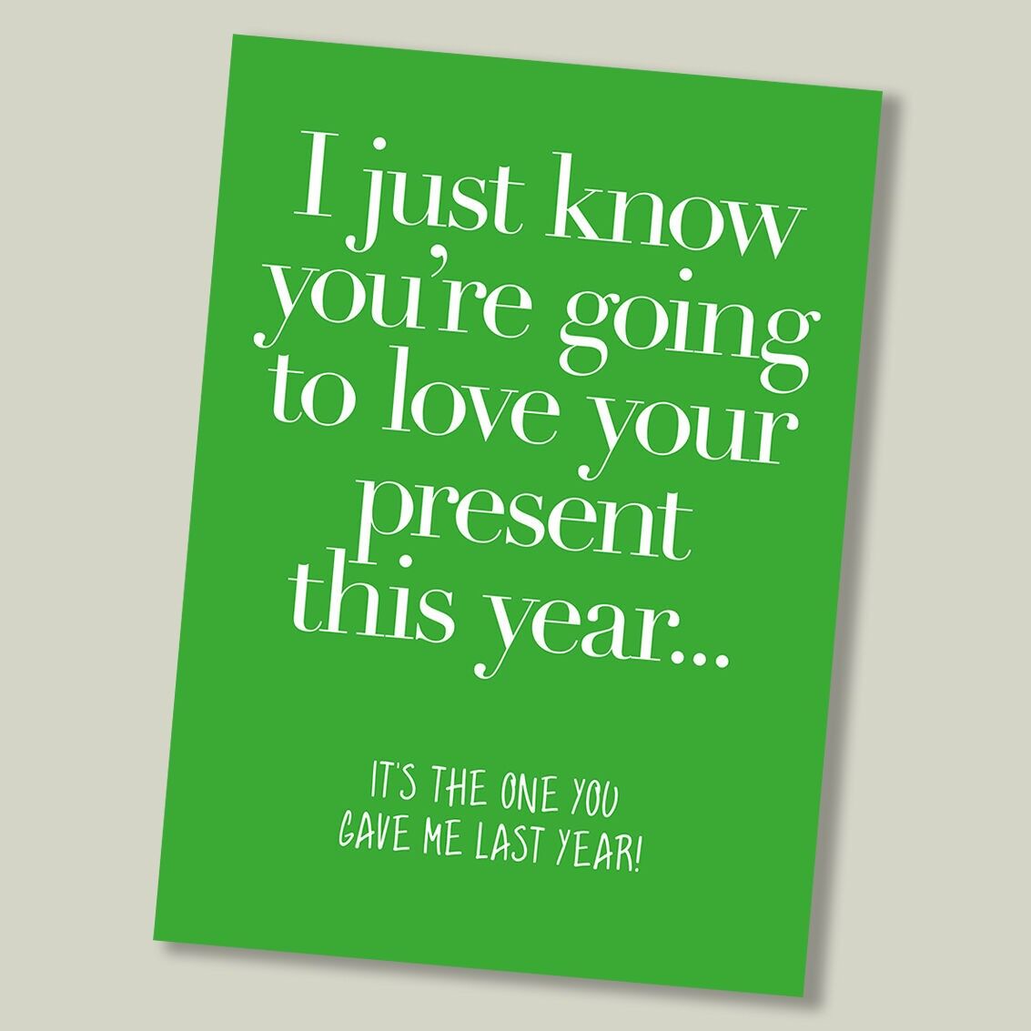 Carte de Noël colorée - Je sais que vous allez adorer...