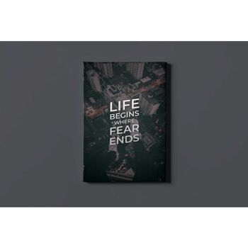 La vie commence là où s'arrête la peur - Affiche - 60 x 90 cm 5