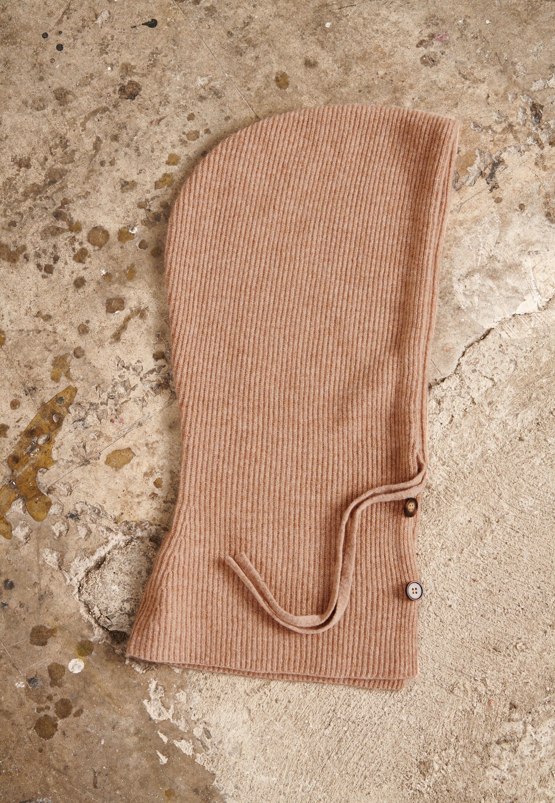 Cappello da donna in cashmere cammello - UNI 20
