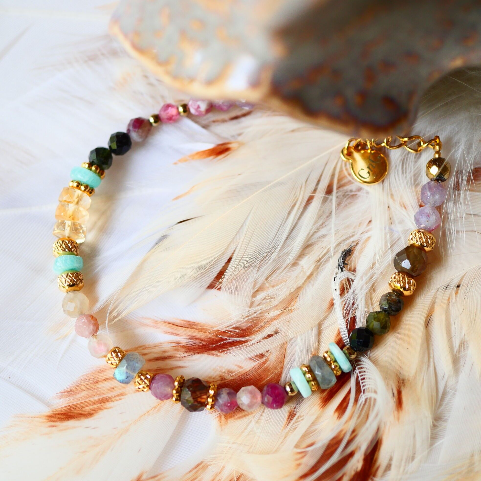 Bracciale RANGOLI in pietre multicolor – Energia e armonia