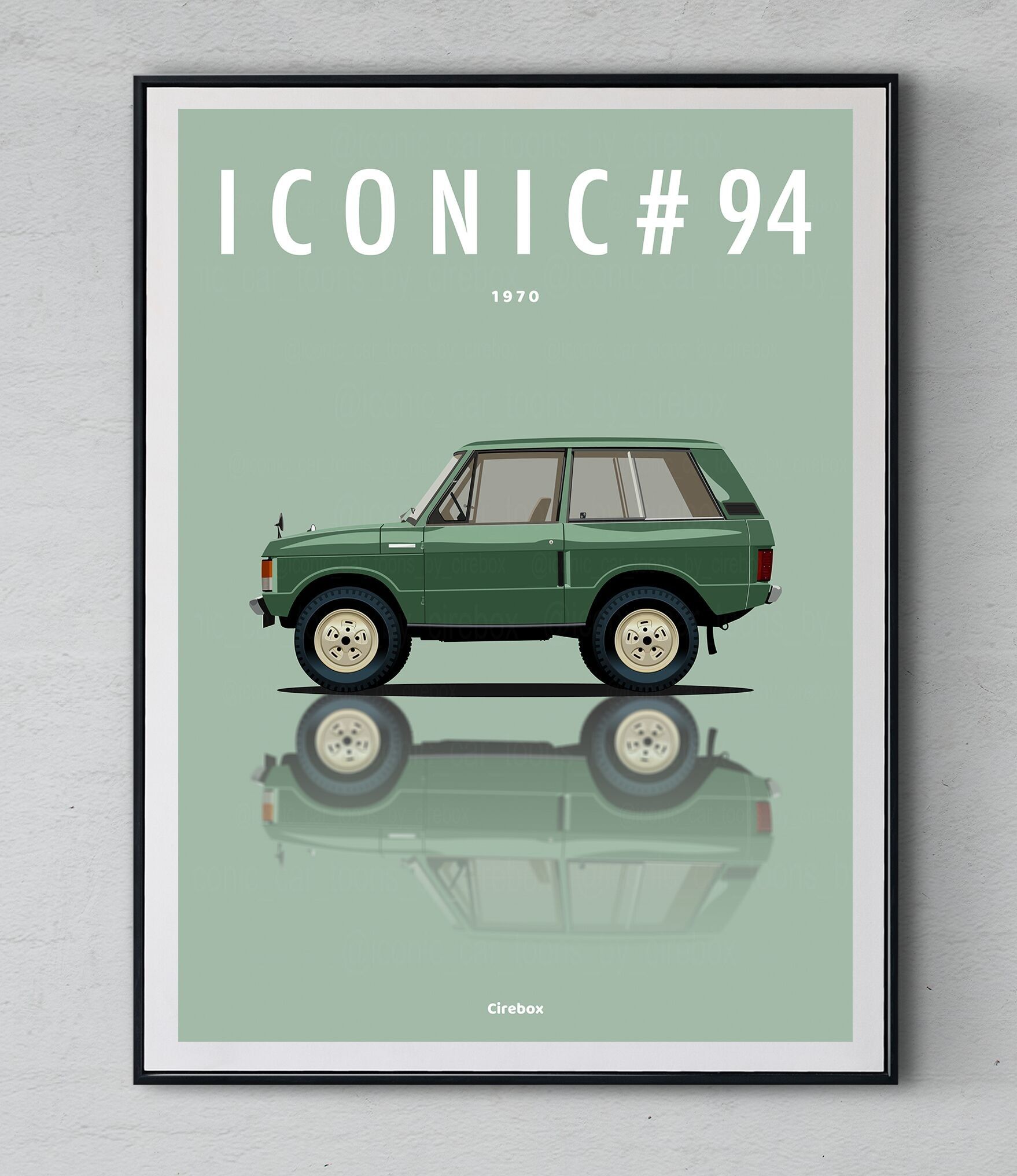 Buy wholesale ICONIC RANGE ROVER Classic Poster
