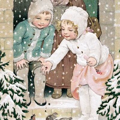 Cartolina nella neve
