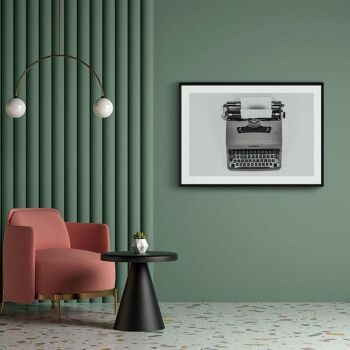 Machine à écrire Machine - Affiche encadrée - 20 x 30 cm 4