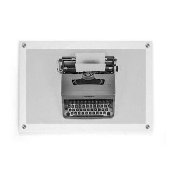 Machine à écrire Machine - Affiche encadrée - 20 x 30 cm 5