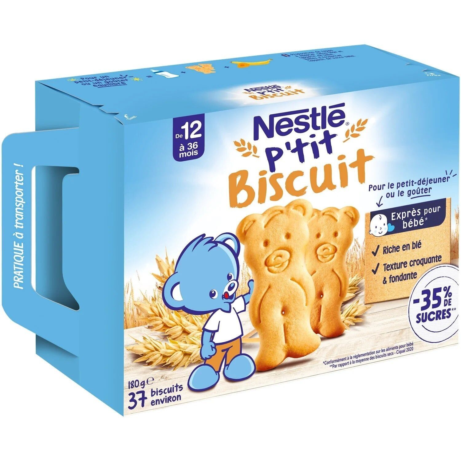 Biscotti per bambini Dai 12 mesi P'tit Biscuit NESTLE