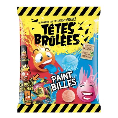 Raspberry/strawberry candies TETES BRULEES
