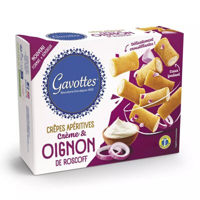 Gavottes biscotto Crespelle aperitivo crema e cipolla 80g