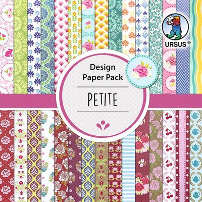 Pack de papier design « Petite », 15 x 15 cm