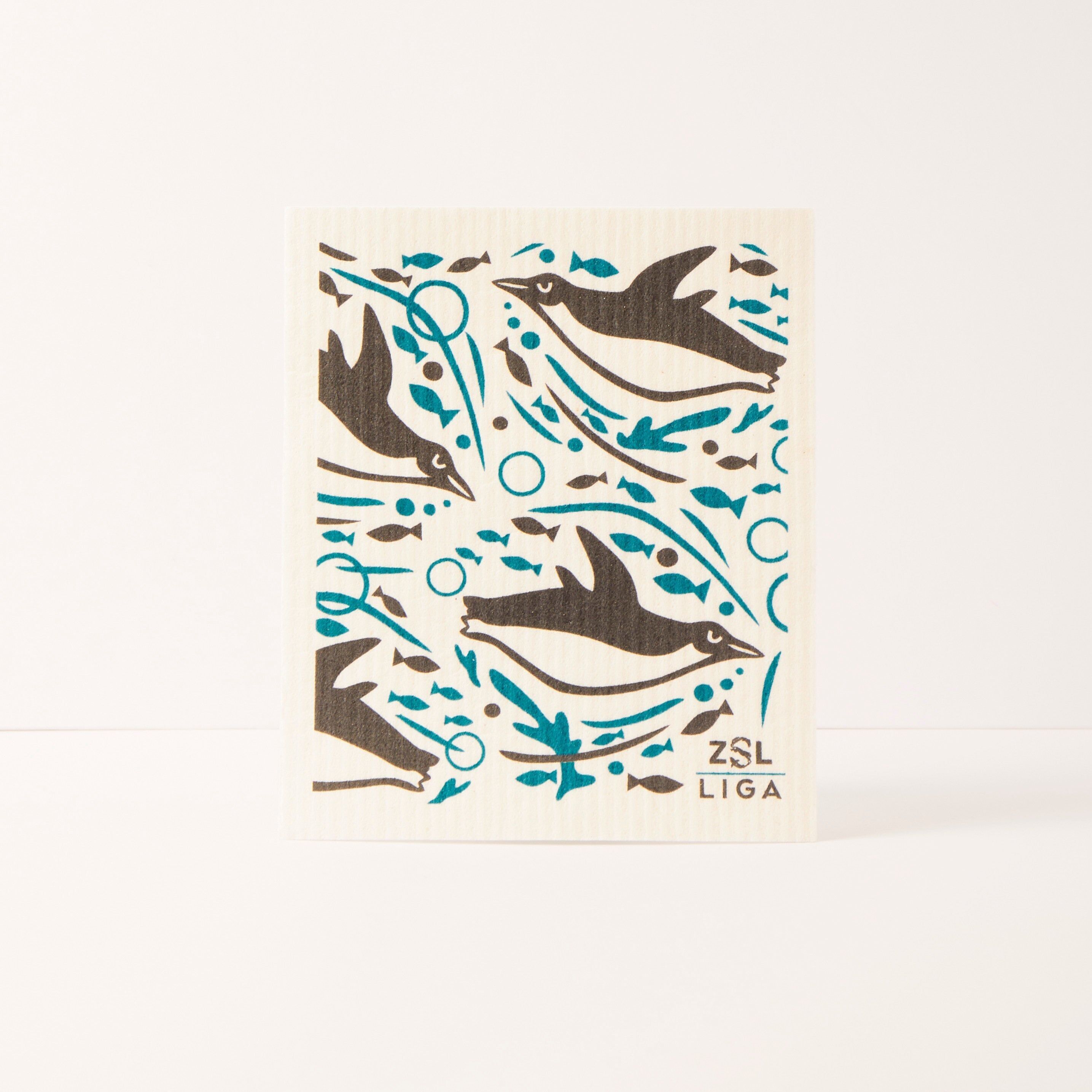Öko-Geschirrtücher | Schwimmende Pinguine