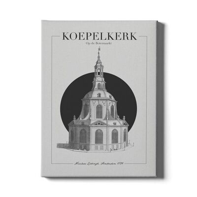 Cupola Chiesa - Poster con cornice - 40 x 60 cm