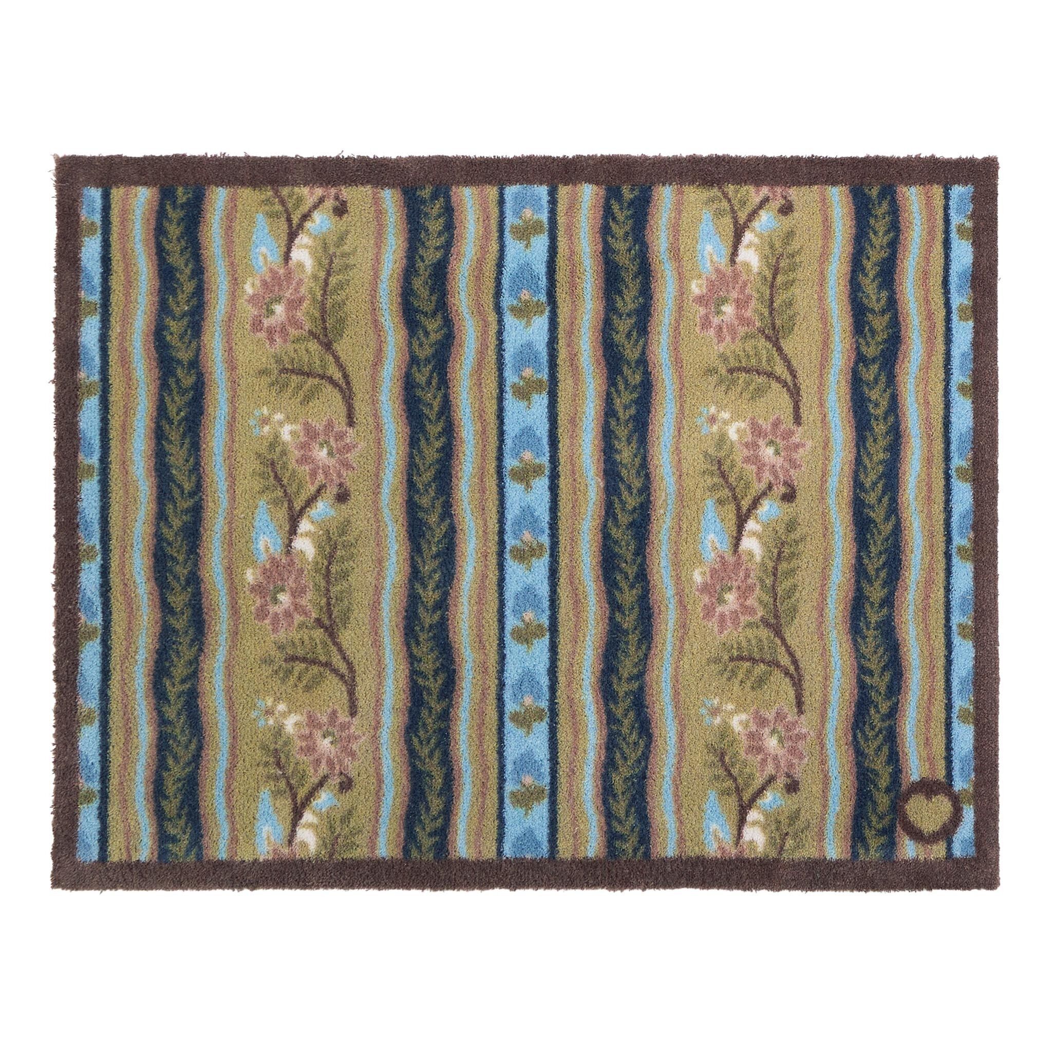 Hug Rug Floral Ribbon Motif