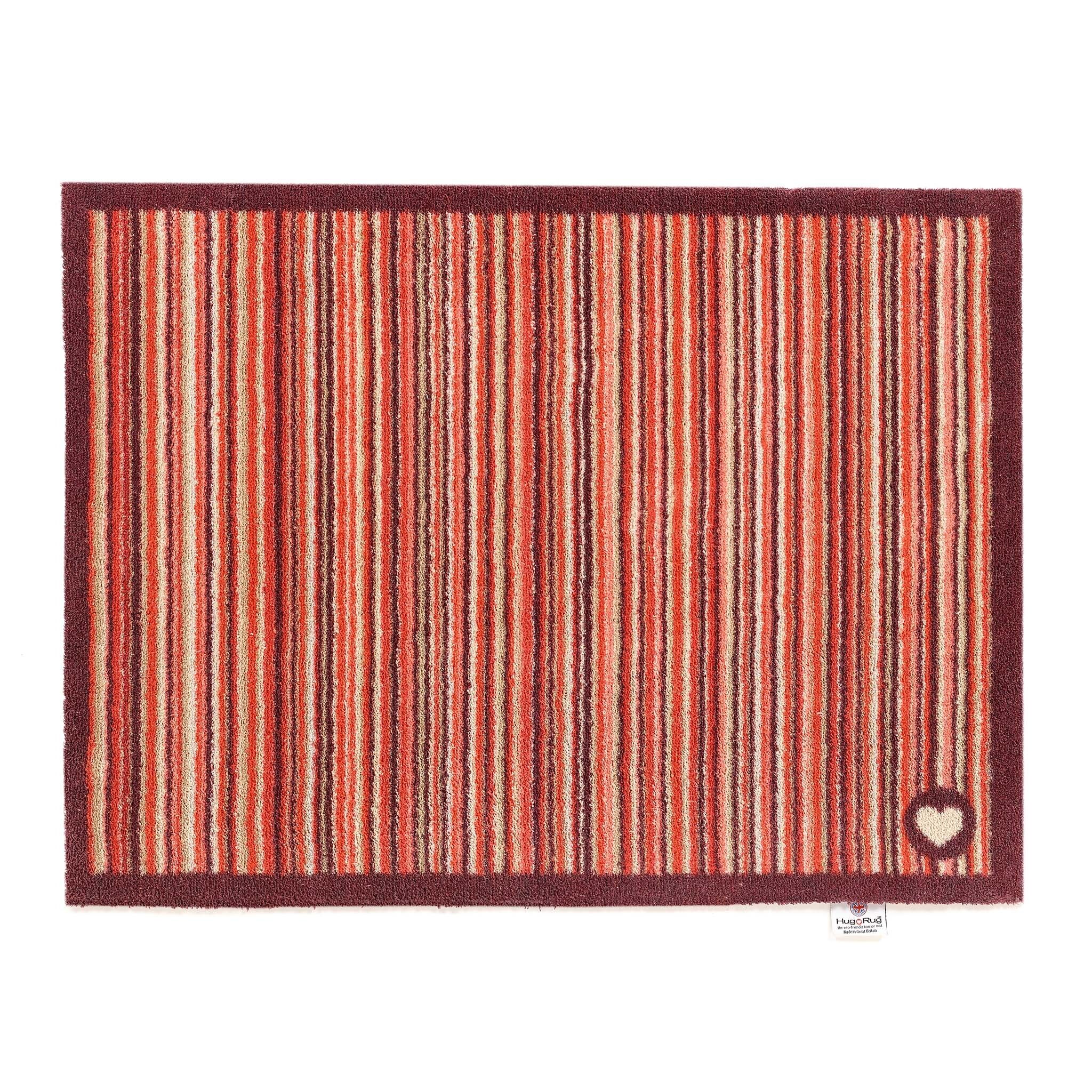 Hug Rug Multi Stripe Red