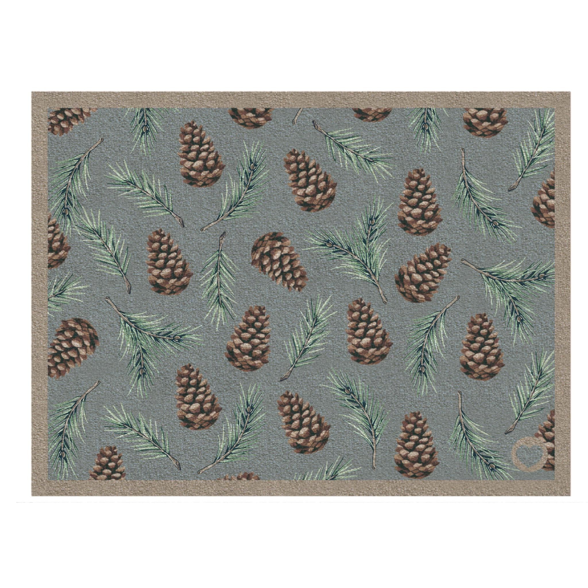 Hug Rug Pinecones