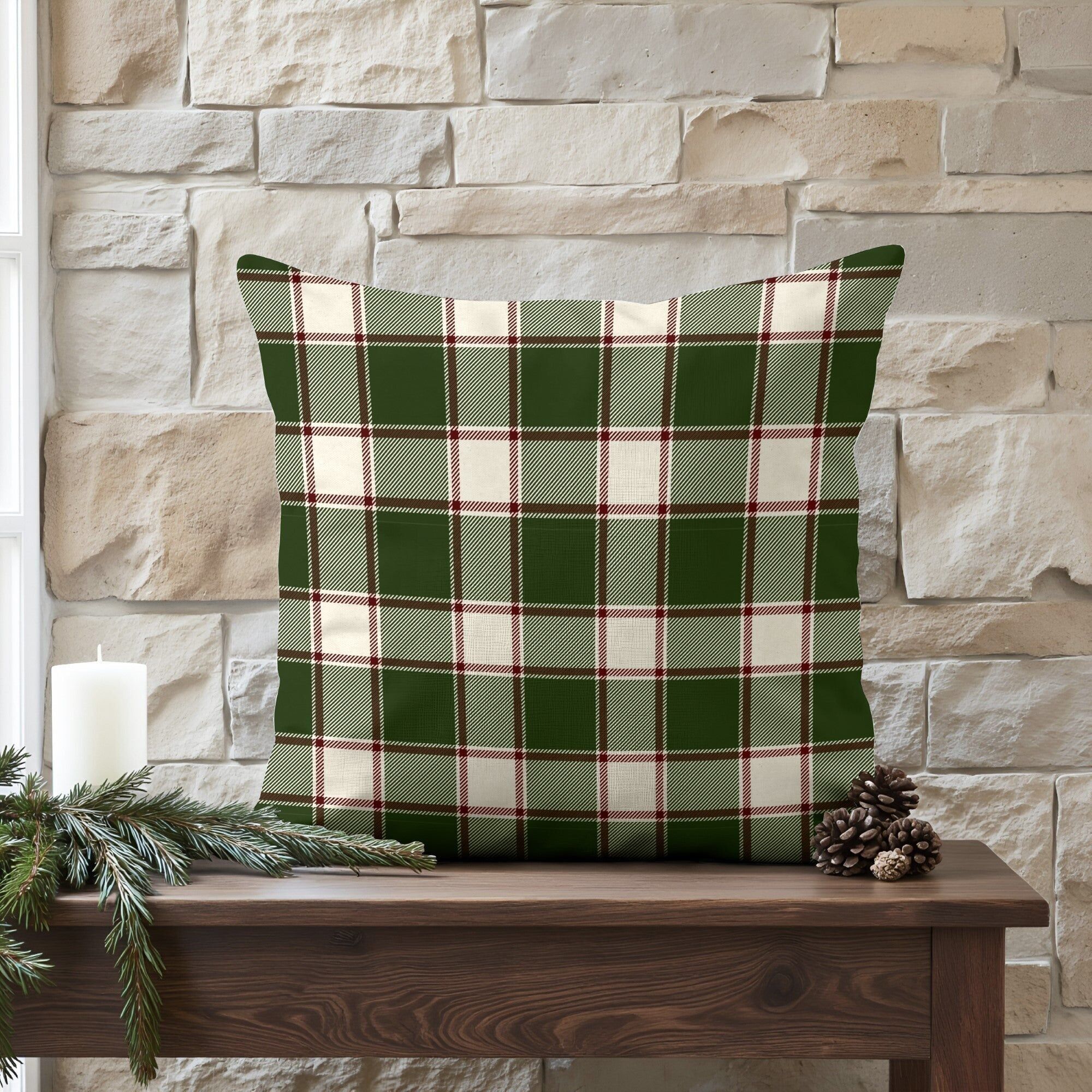 Kissenbezug „Christmas Wish“ aus 100 % Baumwolle, 11, 50 x 50 cm