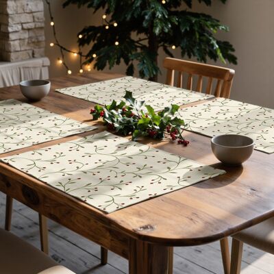 Mantel individual antimanchas pack 2 unidades Christmas Wish 2 Continuo
