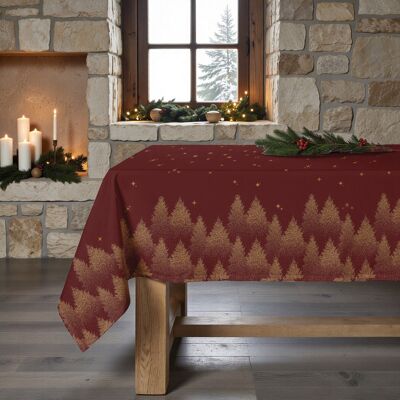 Red stalit sky stain-resistant tablecloth 1225