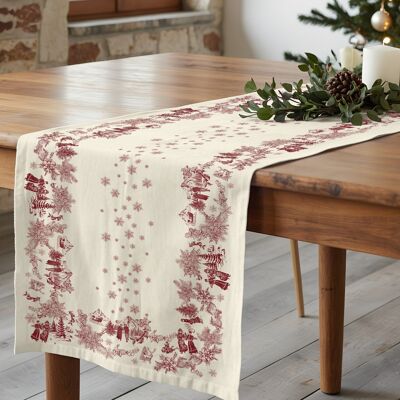 Runner da tavola natalizio New Toile