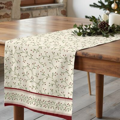 Chemin de table « Vœux de Noël » 2 1225